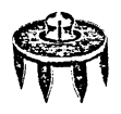Fastener – Carpet Socket Floating Button
