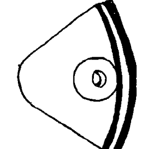 Hood Corner Universal with Brass Rivet – Pair