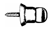 Common Sense Fastener 12 x 5/8 Double Brass