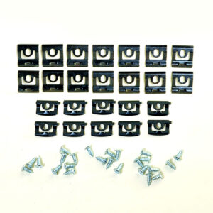 1966-1967 Charger, Coronet, Belvedere, Satellite 2 Door Hardtop Windshield Clip Kit