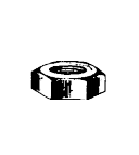 Hex Nut Size 6-32 Stainless Steel