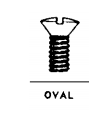 Wood Screws 4 x 1" Chrome On Brass Slotted Oval