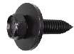 Hex Head Body Bolt W/Flat Loose Washer, Threaded to Point